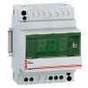 Fréquencemètre digital modulaire affichage 3 digits - mesure 10Hz à 100Hz - 230V~ - 4 modules LEGRAND
