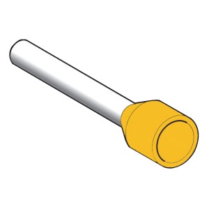 Embout de câble taille long 6 mm² jaune DIN LINERGY DZ5 SCHNEIDER