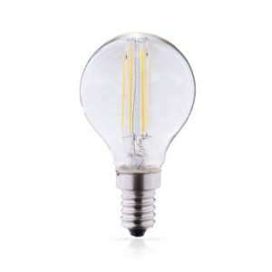 Ampoule LED E14 4W 4000K P45 filament VISION EL