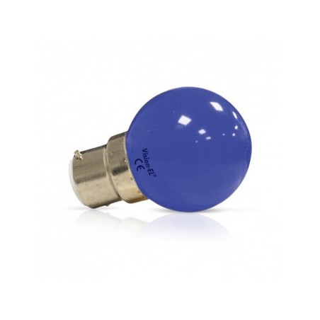 Ampoule LED B22 bleu bulb 1W MIIDEX LIGHTING