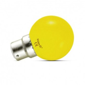 Ampoule LED B22 jaune bulb 1W VISION EL
