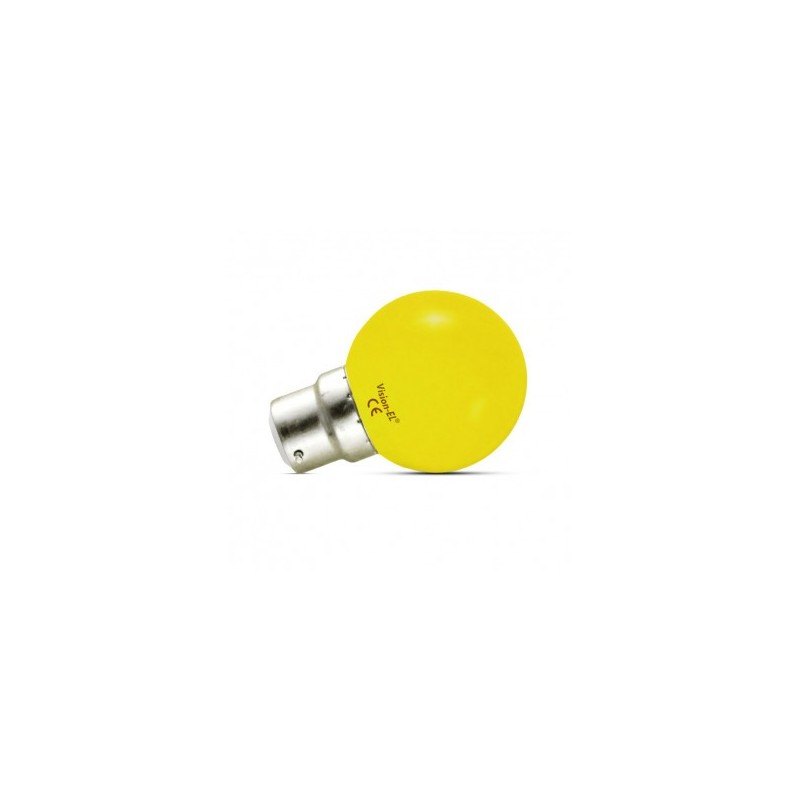 Ampoule LED B22 jaune bulb 1W MIIDEX LIGHTING