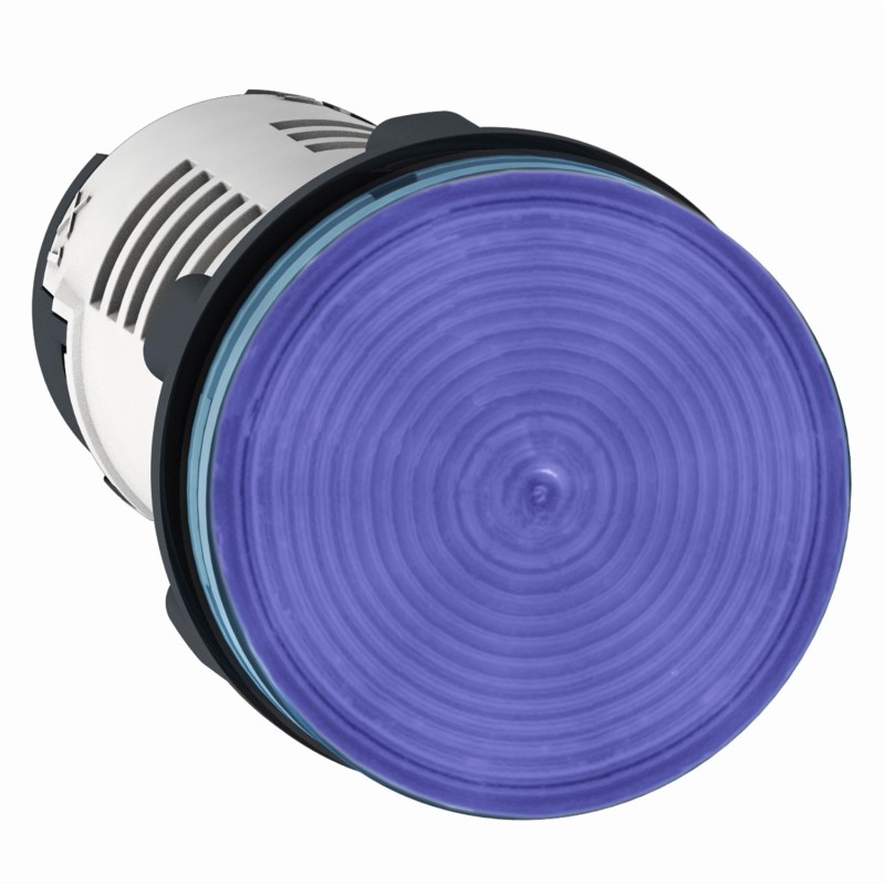 Voyant LED Ø22 bleu 24VACDC - racc bornier à vis - Harmony XB7 SCHNEIDER