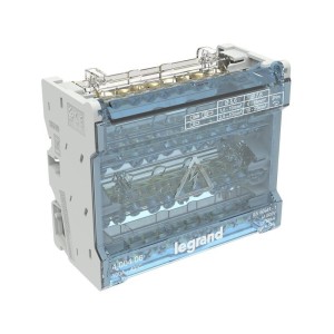 Répartiteur modulaire à barreaux étagés tétrapolaire 100A 10 départs - 6 modules LEGRAND - 400406
