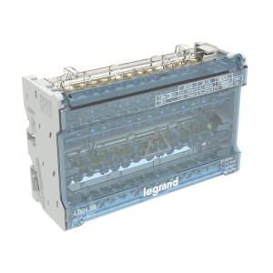 Répartiteur modulaire à barreaux étagés tétrapolaire 125A 14 départs - 8 modules LEGRAND - 400409