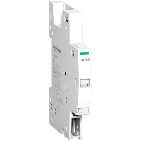 Contact auxiliaire OF + signal défaut SD - 240-415Vca 24-130Vcc - iC60 RCBO SCHNEIDER