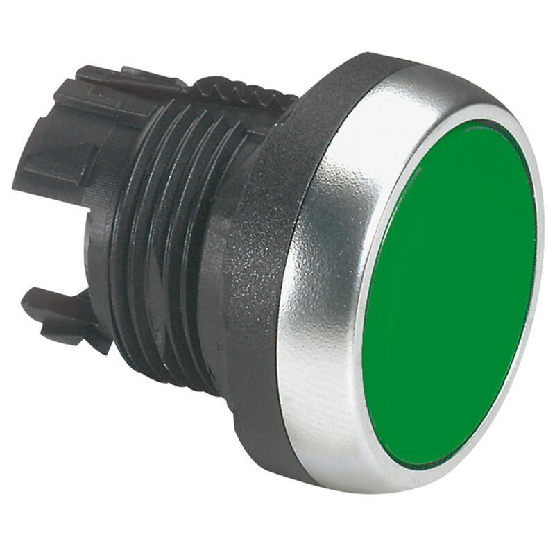 Tête à impulsion non lumineuse affleurante IP69 - vert LEGRAND