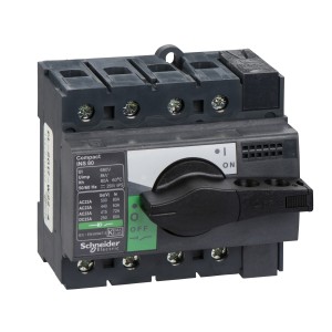Interrupteur-sectionneur 80A 4P - Compact INS80 SCHNEIDER
