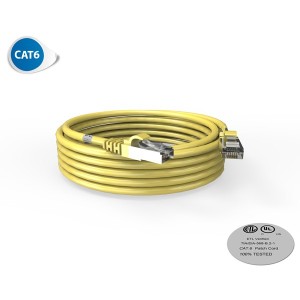 Cordon de brassage Ethernet RJ45 CAT6 FUTP 100 OHMS LSOH Surmoulé - 5m SOCAMONT
