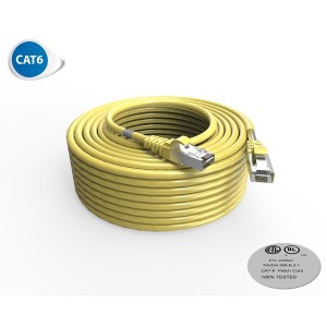Cordon de brassage Ethernet RJ45 CAT6A SFTP 100 OHMS LSOH Surmoulé - 30 m SOCAMONT