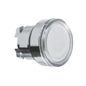 Tête bouton poussoir lumineux DEL - Harmony XB4 - Ø22 - Blanc SCHNEIDER