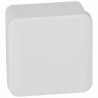 Boîte de dérivation carrée faces lisses pour presse-étoupe Plexo dimensions 80x80x45mm - Gris RAL7035 LEGRAND