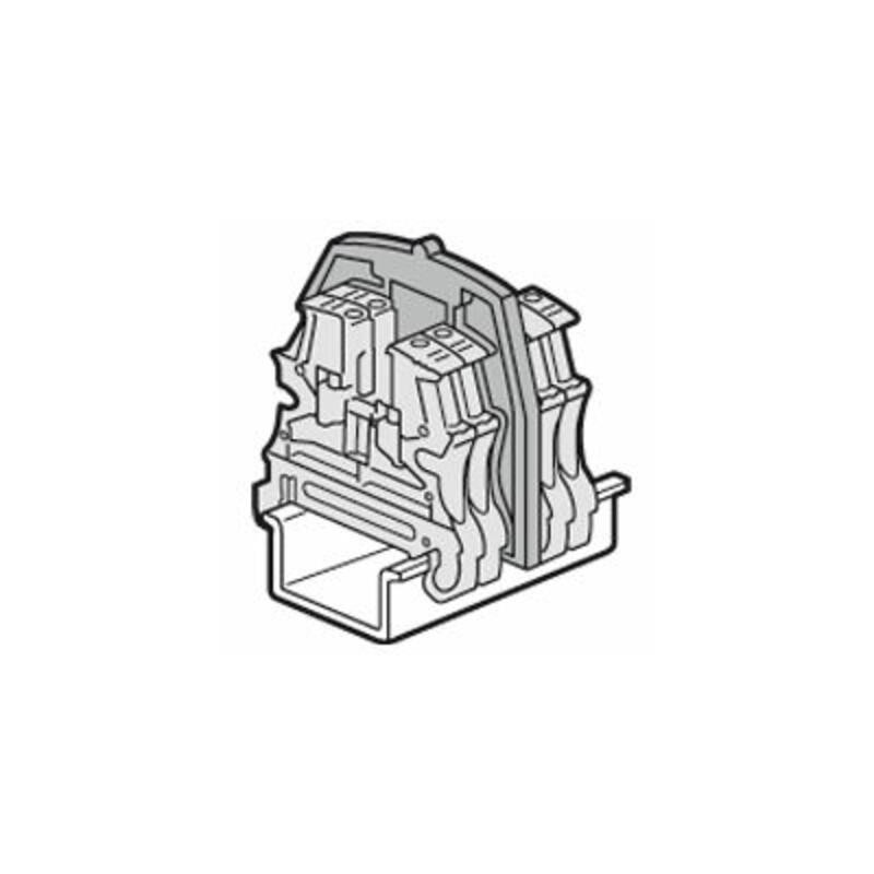 Cloison de séparation pour blocs de jonction à vis Viking3 avec 1 entrée 1 sortie -Pas de 5mm, 6 mm, 8 mm ou 10 mm LEGRAND