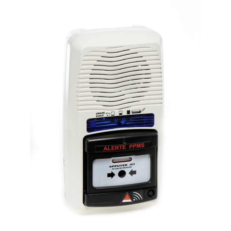 Tableau d'alerte PPMS radio avec répéteur AXENDIS