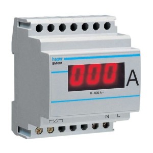 Ampèremètre digital 0-600A branchement sur TI HAGER