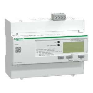 Compteur d'énergie triphasé 125A - multi tarif - alarme kW - Modbus - MID - Acti9 iEM - A9MEM3355 - Schneider