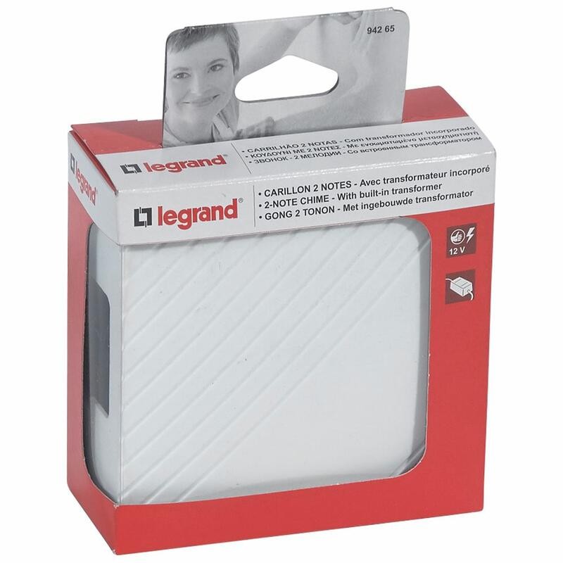 Legrand - Kit Confort carillon sans fil et sonnette à brancher