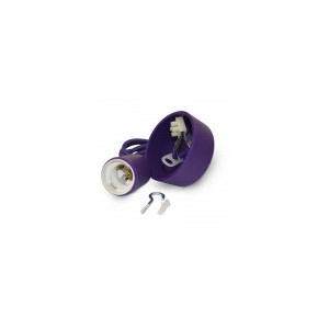 Suspension douille silicone E27 - violet MIIDEX Lighting