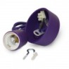 Suspension douille silicone E27 - violet MIIDEX Lighting