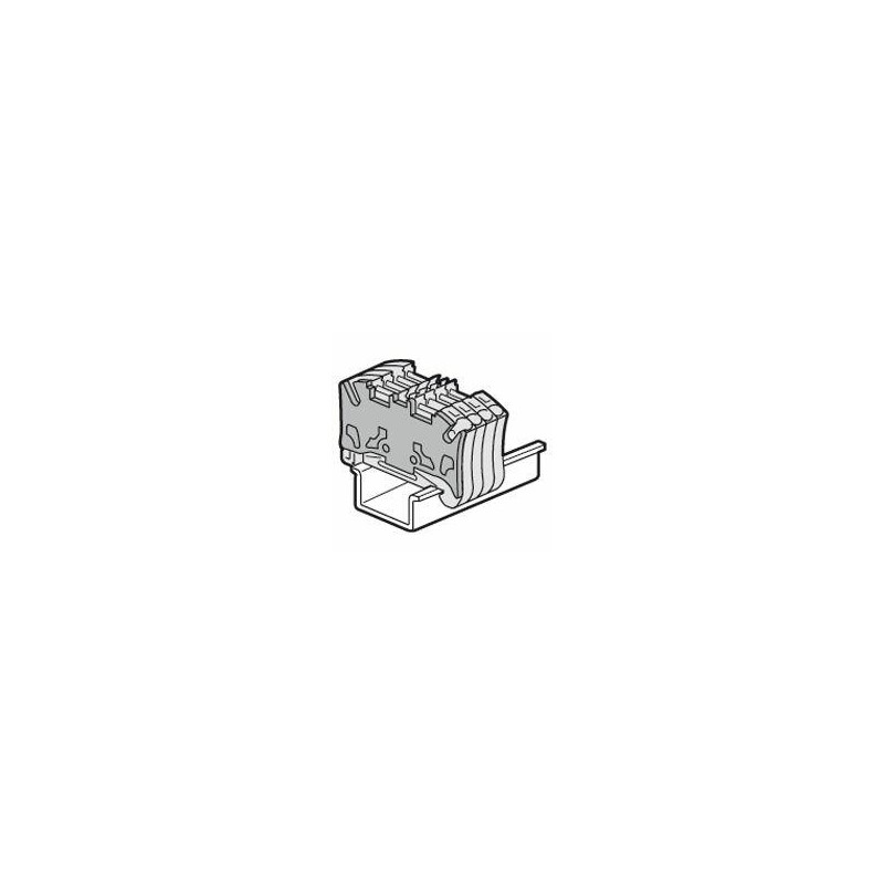 Cloison terminale pour blocs de jonction à ressort Viking3 avec 1 entrée / 2 sorties - pas de 5mm