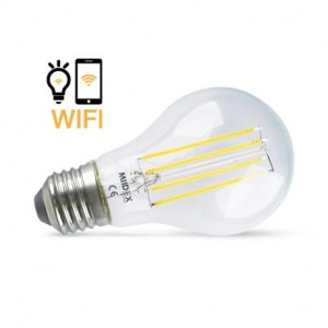 Ampoule connectée WIFI - E27 - 7W 4000K + dimmable MIIDEX - 71397