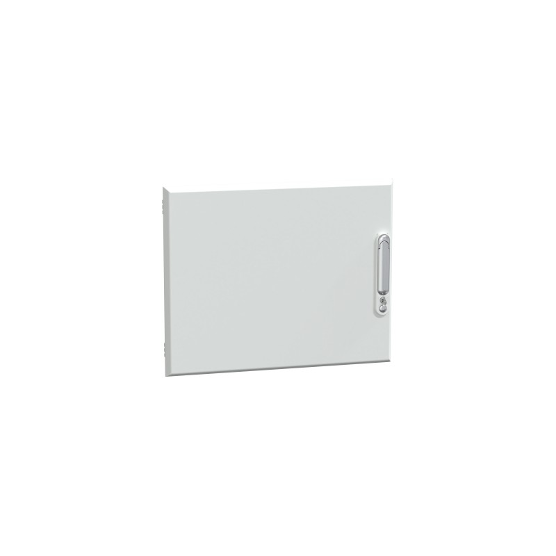 Porte plein 9 modules Schneider PrismaSeT G Active pour coffret ou extension RAL9003 Blanc