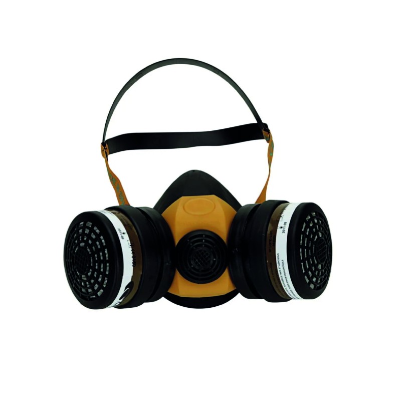 Demi-masque respiratoire 2 filtres - E-Robur - 436063