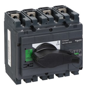 Interrupteur-sectionneur 160A 4P - Compact INS250 SCHNEIDER