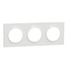 Plaque 3 postes blanc - Odace Styl SCHNEIDER - S520706