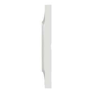 Plaque 3 postes blanc - Odace Styl SCHNEIDER - S520706