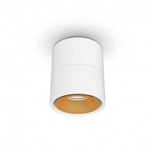 Applique murale LED - 6W CCT - Inclinable/Orientable - Blanc/Doré - MIIDEX Lighting - EL100486