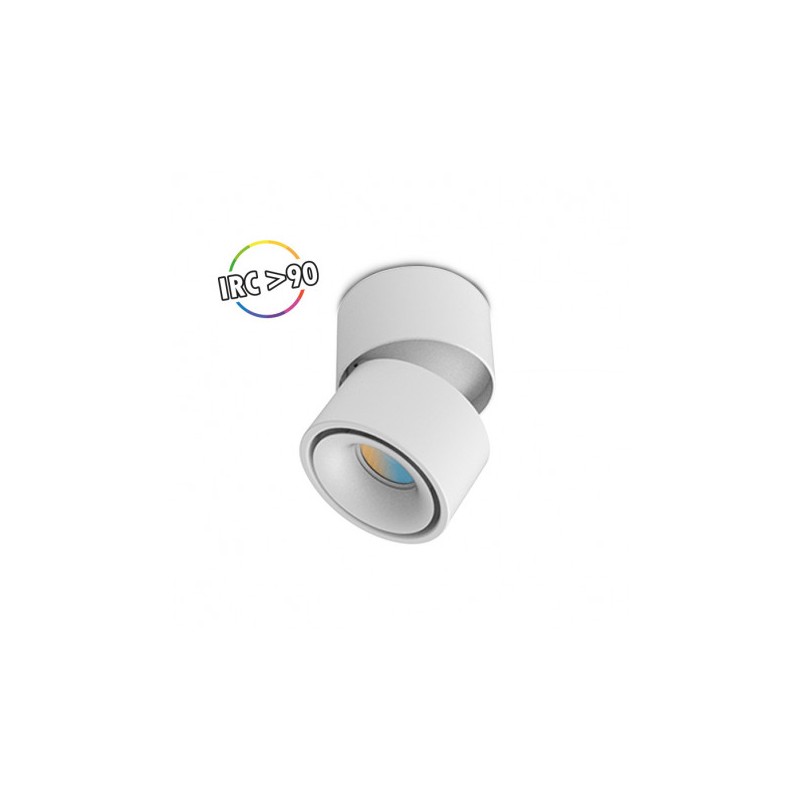 Applique LED - 12W CCT - Inclinable/Orientable - Blanc - MIIDEX Lighting - EL100623