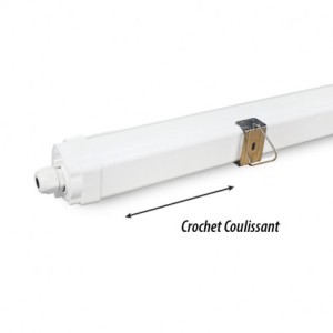 Étanche LED intégrées 4000K 35W IP65 1255 x 59 x 61mm TRAV CONNECT - garantie 5 ans - MIIDEX - 150121