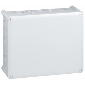 Boîte de dérivation rectangulaire pour presse-étoupe Plexo 310x240x124mm - LEGRAND - 092084