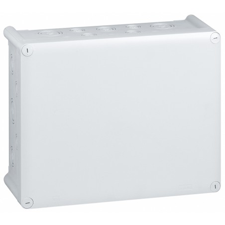 Boîte de dérivation rectangulaire pour presse-étoupe Plexo 310x240x124mm - LEGRAND - 092084