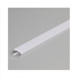 Diffuseur clic profilé 17,6mm blanc 2m pour bandeaux LED - miidex - 9896