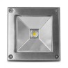 Spot LED encastrable sol carré 5W 4000°K - inox 316L - miidex - 706210