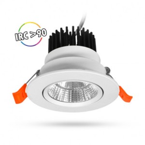 Spot LED encastrable 7W 3000°K - Orientable - IRC90 - MIIDEX Lighting - 100399