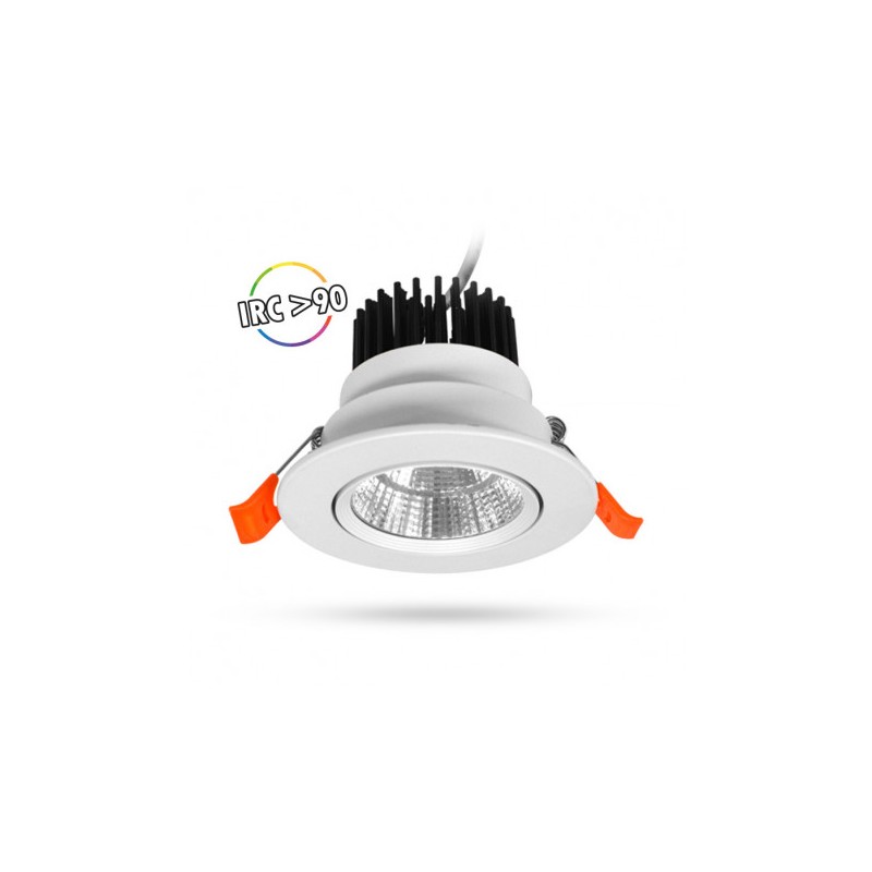 Spot LED encastrable 7W 3000°K - Orientable - IRC90 - MIIDEX Lighting - 100399