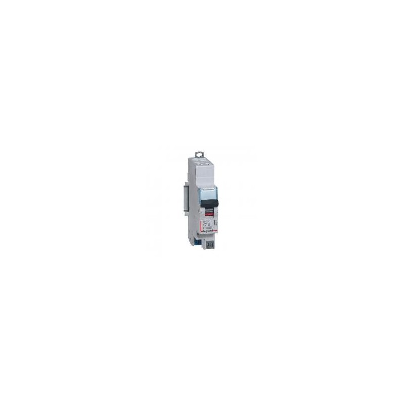 Disjoncteur 16A courbe C - 6 kA - 1P+N 230V~ - 1 module - auto/auto - DNX³4500 LEGRAND