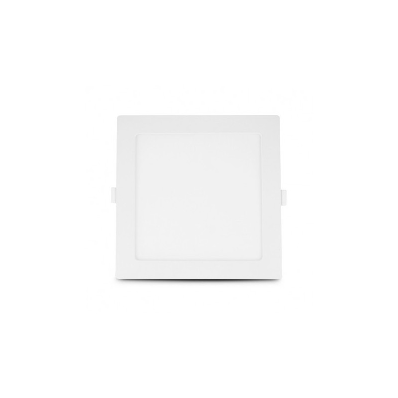 Plafonnier LED 15W 3000°K 200x200 - Blanc - MIIDEX - 77640