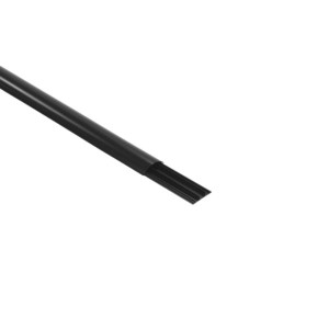 Passage de plancher PVC 3 compartiments 75x18mm - noir RAL9017 legrand 030090