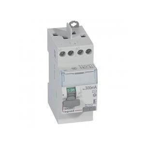 Interrupteur différentiel 2P 230V~ 40A type AC 300mA - 2 modules LEGRAND