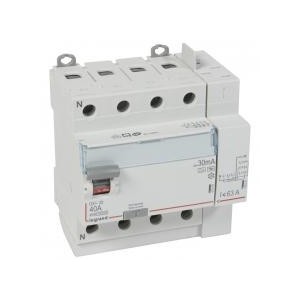 Interrupteur différentiel 4P 400V~ 40A type F 30mA - 5 modules LEGRAND