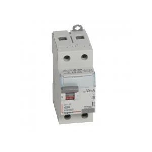 Interrupteur différentiel 2P 230V~ 40A type AC 30mA - 2 modules LEGRAND