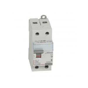 Interrupteur différentiel 2P 230V~ 25A type AC 300mA - 2 modules LEGRAND