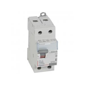 Interrupteur différentiel 2P 230V~ 100A type AC 300mA - 2 modules LEGRAND