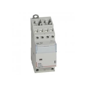 Contacteur de puissance CX³ bobine 230V~ sans commande manuelle - 4P 400V~ - 25A - contact 4O - 2 modules LEGRAND
