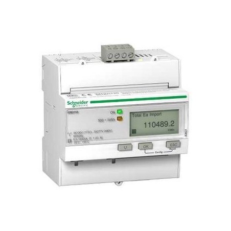 Compteur d'énergie triphasé 63A - multi tarif - alarme kW - BACnet - MID - Acti9 iEM SCHNEIDER