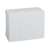 Mini coffret PRAGMA - 1x6 mod. - portillon opaque blanc - born. terre SCHNEIDER
